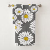 grijs geel wit dagboek bad handdoek (Insitu)