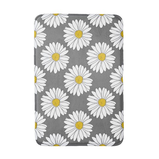 grijs geel wit dagboek badmat (Voorkant Verticaal)