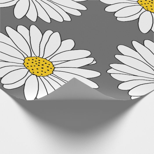 grijs geel wit dagboek cadeaupapier (Hoek)