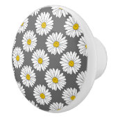 grijs geel wit dagboek keramische knop (Rechts)