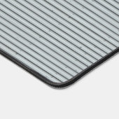 Grijs gegolfd faux metal bureaumat (Hoek)