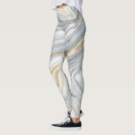 Grijs, gemarmerd abstract ontwerp leggings<br><div class="desc">Grijs gemarmerd abstract ontwerp. Artiest: Megan Meagher. Afbeelding-ID: 90591FN.</div>