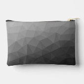 Grijs geometrisch maaspatroon Monogram Etui (Achterkant)