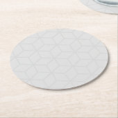 Grijs geometrisch onderzetter set (Gebogen)