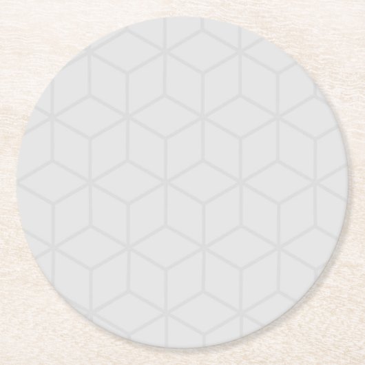 Grijs geometrisch onderzetter set (Voorkant)