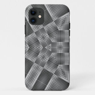 grijs geometrisch patroon Case-Mate iPhone case
