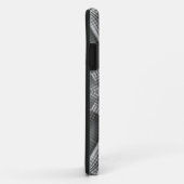 grijs geometrisch patroon Case-Mate iPhone case (Achterkant/rechts)