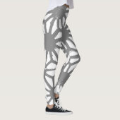 Grijs geometrisch patroon leggings (Rechts)