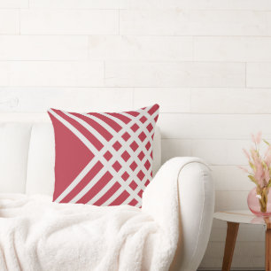 Grijs geometrisch Sierkussen