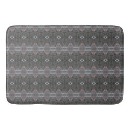 grijs gepatterd met koraalachtig afval badmat