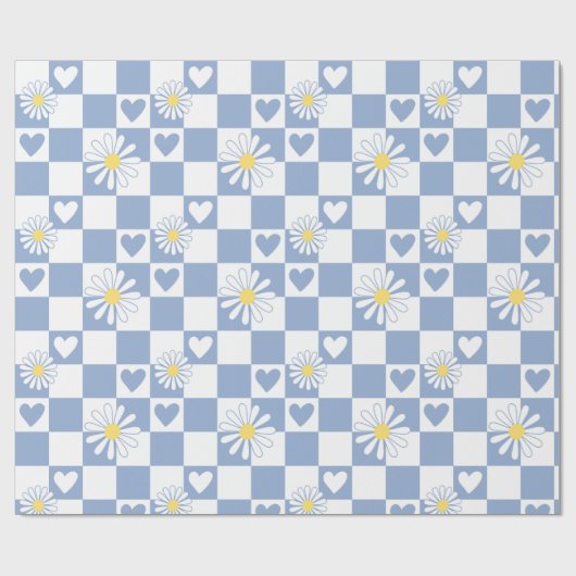 Grijs geruit inpakpapier (Vlak)