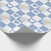 Grijs geruit inpakpapier (Hoek)