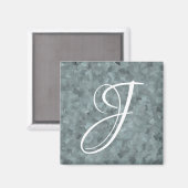 Grijs Geruit Kristalpatroon Magneet (Voorkant / Achterkant)