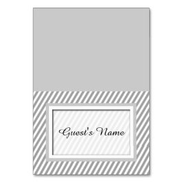  grijs gestreepte naam Plaats kaarten