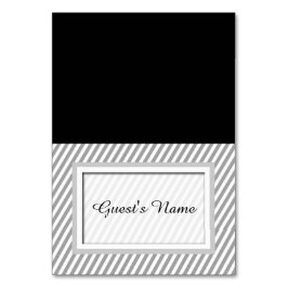  grijs gestreepte tentnaam plaatskaarten kaart