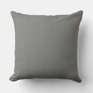 Grijs gestreepte Tik Cushion Kussen