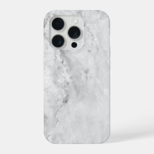 Grijs gestructureerd marmer iPhone 15 pro case