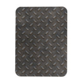 Grijs getextureerd industrieel metaal magneet (Verticaal)