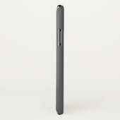 Grijs getinte iPhone X hoesje (Achterkant / rechts)