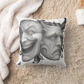 Grijs getinte maskers kussen (Deken)