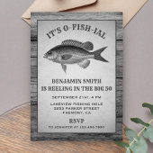 Grijs Gevist Verjaardagsfeestuitnodiging Kaart