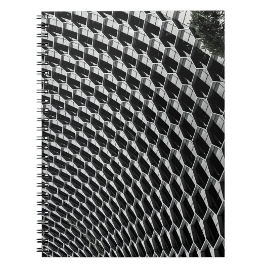 Grijs glazen dak notitieboek (Voorkant)