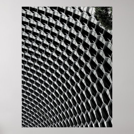 Grijs glazen dak poster (Voorkant)