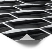 Grijs glazen dak poster (Hoek)