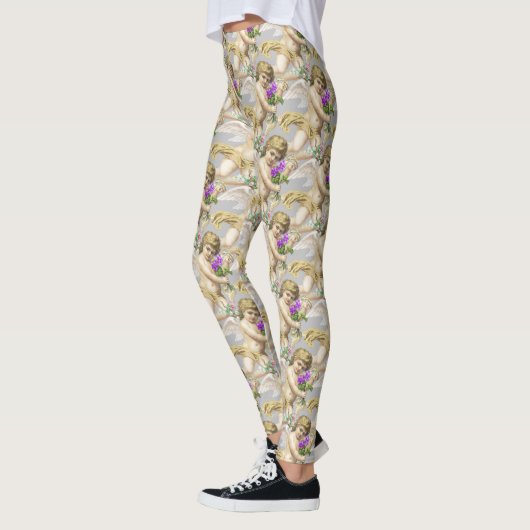 Grijs Goud Cherubs Leggings (Links)
