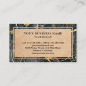 Grijs Goud Graniet Splashback Keuken Aanrecht Visitekaartje (Achterkant)