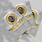 Grijs & Goud Pastorale Waardering Herkenning Flyer