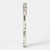 Grijs Gouden Mandala Patroon iPhone Hoesje (Rechterkant)