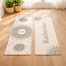 Grijs Gouden Mandala Patroon