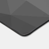 Grijs Gradiënt Geometrisch Mesh Patroon monogram Bureaumat (Hoek)