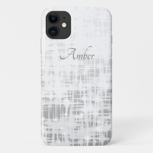 Grijs Gradiënt Gloeiende Vonken Elegant Persoonlij Case-Mate iPhone Case (Achterkant)