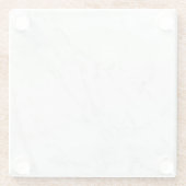 Grijs Graniet Bruin Kwarts Stone Natuurlijke Marme Glazen Onderzetter (Achterkant)