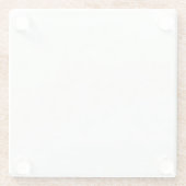 Grijs Graniet Bruin Kwarts Stone Natuurlijke Marme Glazen Onderzetter (Achterkant)