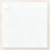 Grijs Graniet Bruin Kwarts Stone Natuurlijke Marme Glazen Onderzetter (Achterkant)