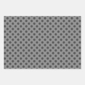 Grijs & Grijs Multi-Patroon Inpakpapier Vellen (Voorkant 3)