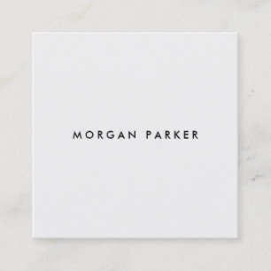 Grijs Grijs Professioneel Modern Eenvoudig Vierkan Vierkante Visitekaartje