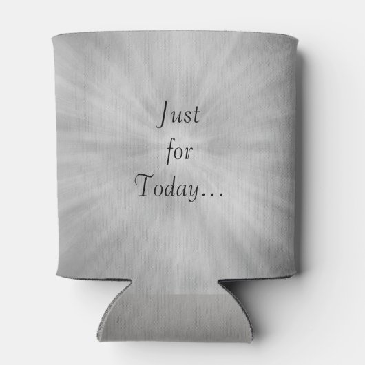 Grijs grijs Silver Reiki Master-ontwerp Blikjeskoeler (Achterkant)