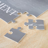 Grijs, grijs voor piratenschip pensioen legpuzzel (Zijkant)