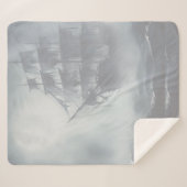 Grijs, grijs voor piratenschip pensioen sherpa deken (Voorkant (horizontaal))