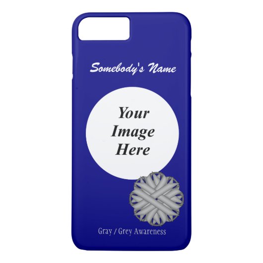 Grijs/Grijze Lint Tmpl door Kenneth Yoncich Case-Mate iPhone Case (Achterkant)