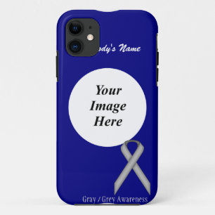 Grijs / Grijze standaard lint door Kenneth Yoncich iPhone 11 Hoesje