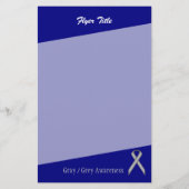 Grijs / Grijze standaard lint door Kenneth Yoncich Flyer (Achterkant)