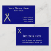 Grijs / Grijze standaard lint door Kenneth Yoncich Visitekaartje (Voorkant / Achterkant)