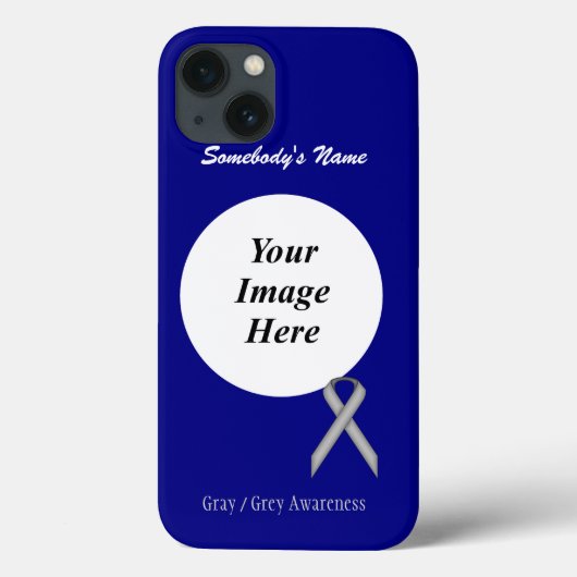 Grijs/Grijze Standaard Lint Tmpl door Kenneth Yonc Case-Mate iPhone Case (Achterkant)
