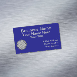 Grijs/Grijze vlakke lint door Kenneth Yoncich Magnetisch Visitekaartje