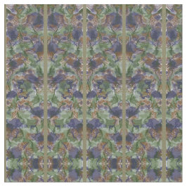 Grijs - Groen - Blauwe Kunst Deco art Stof